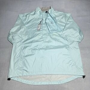 NEW Peter Millar Water Resistant Windbreaker Jacket Mens Large S/S Packable‎ NWT